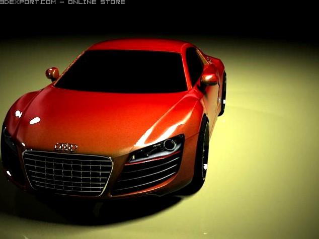 Audi R8 2006 3D Model