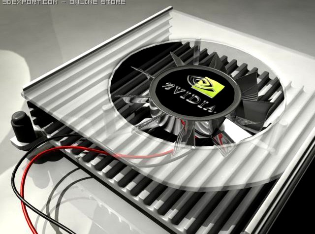 GPU fan 3D Model