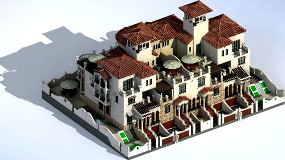 Villa 237 3D Model