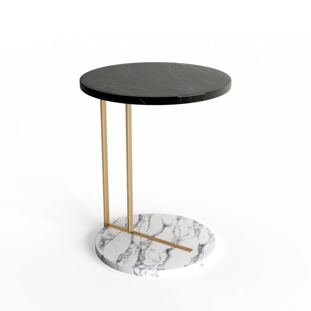 marble side table