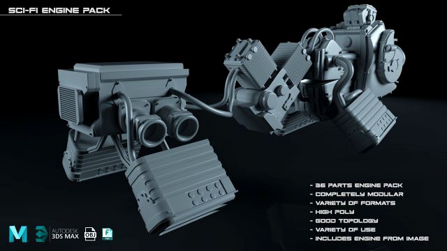scifi engine pack