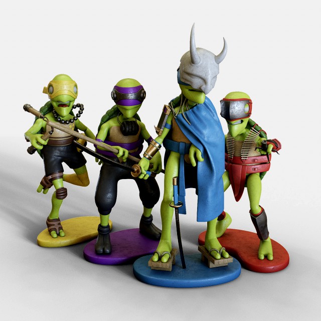 teenage mutant ninja turtles figurines tmnt
