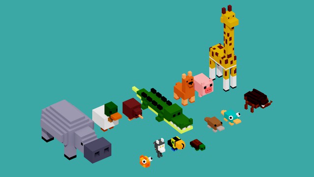 voxel animal