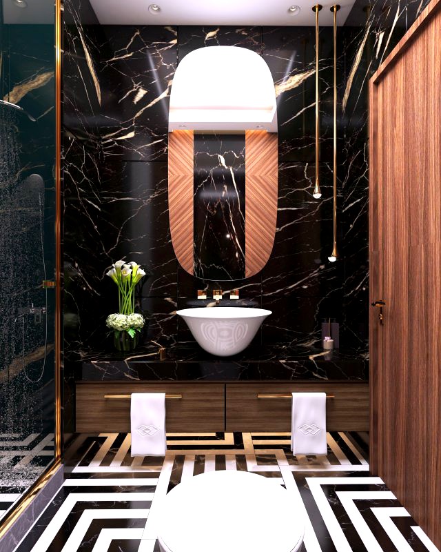 luxurious bathroom
