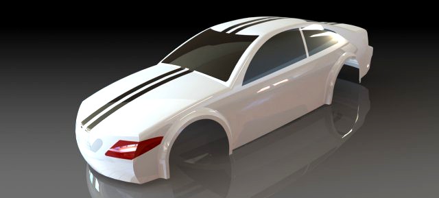 simple surface car concept