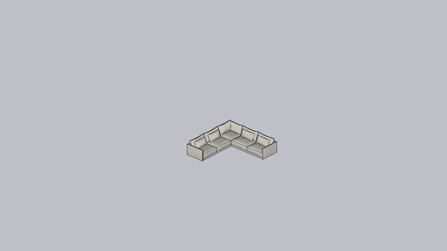 Modloft / Basel Corner Sofa