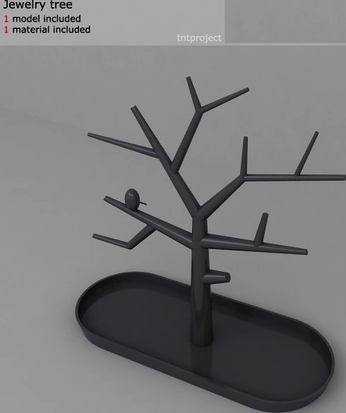 Jewelry tree 3D Model