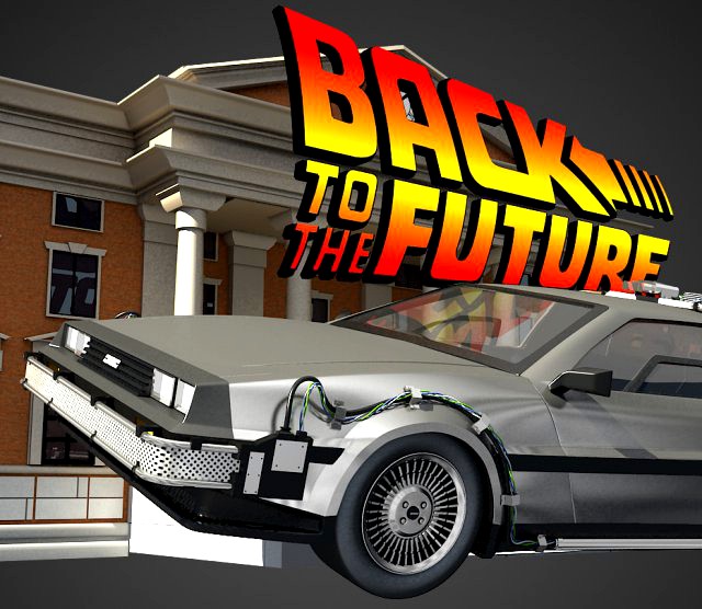 delorean - back to the future