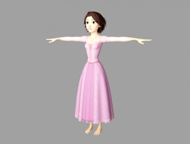 rapunzel short hair