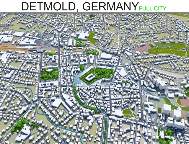 detmold city germany 40km