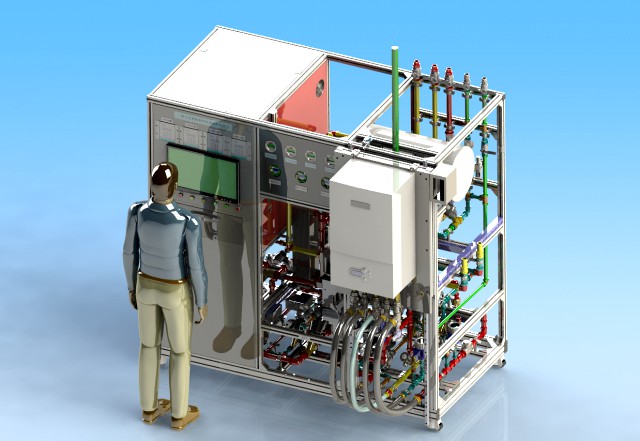 experimental equipment of gas water heater