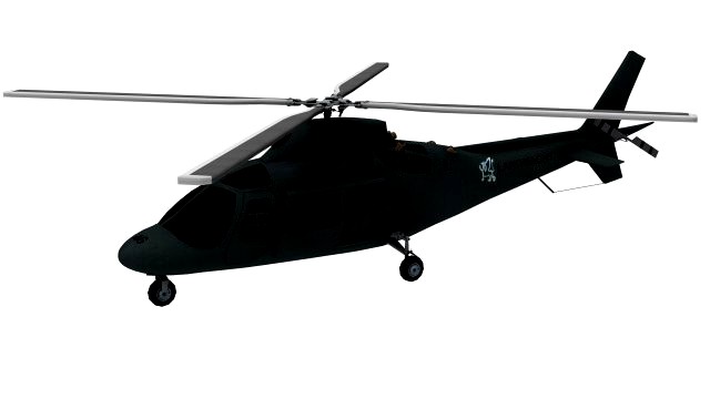 lowpoly hirundo a109 helicopter
