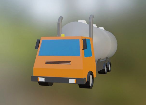 lowpoly truck