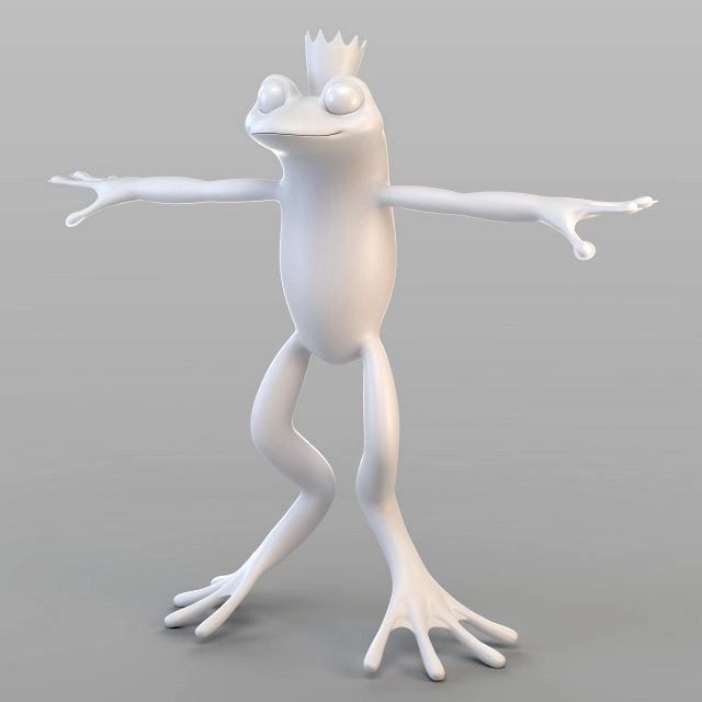 cartoon frog prince