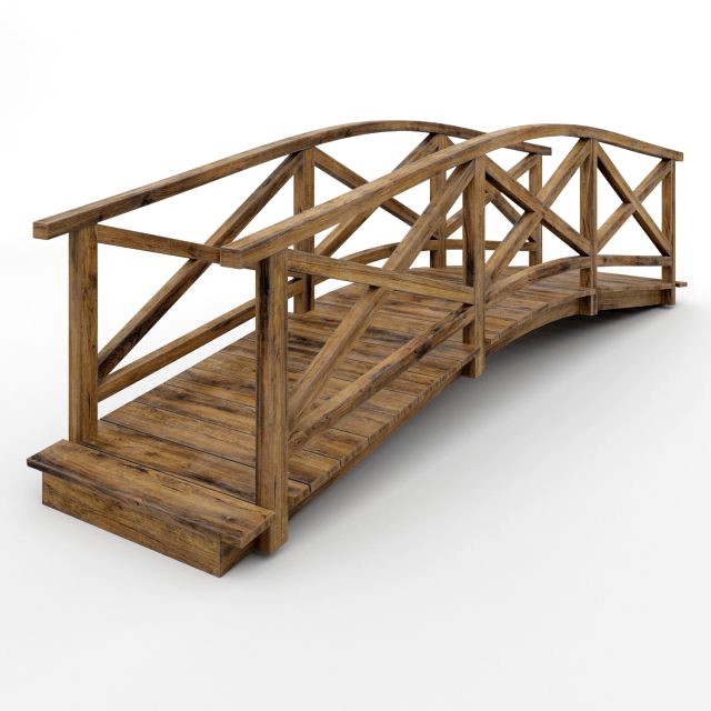 bridge with handrails