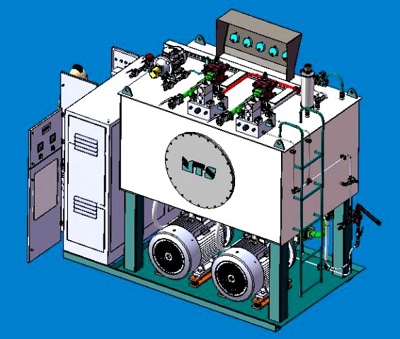 large hydraulic workstation