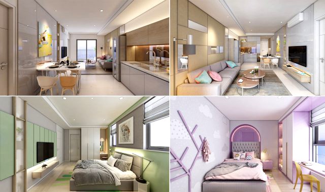 apartment interior full rooms b2