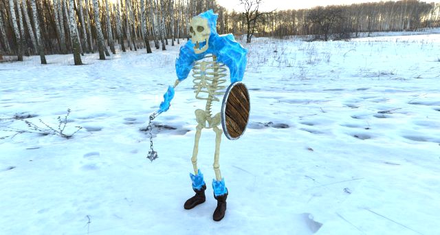 ice skeleton