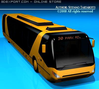 City bus 3D Model