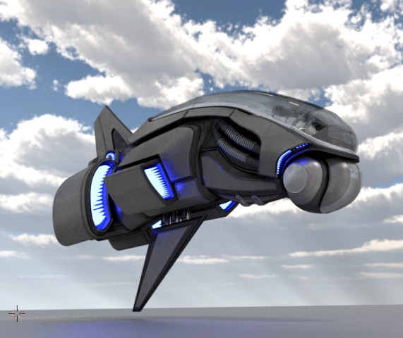 futuristic aircraft