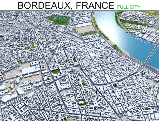 bordeaux city france 50km