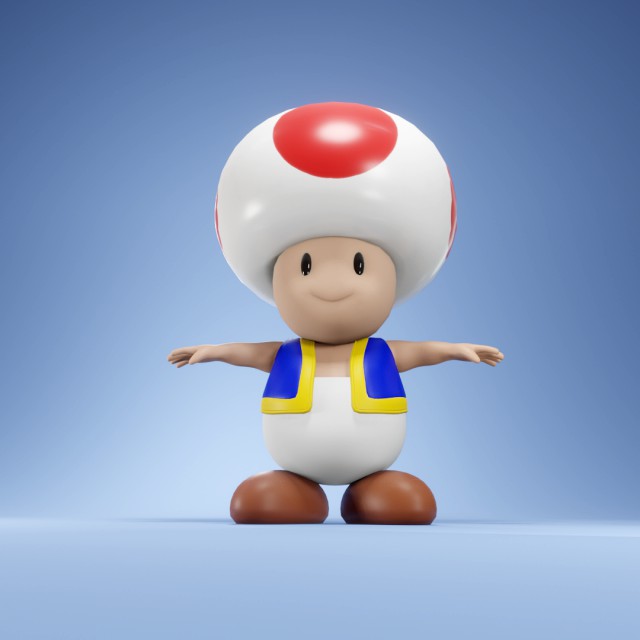 toad toadstool mushroom super mario