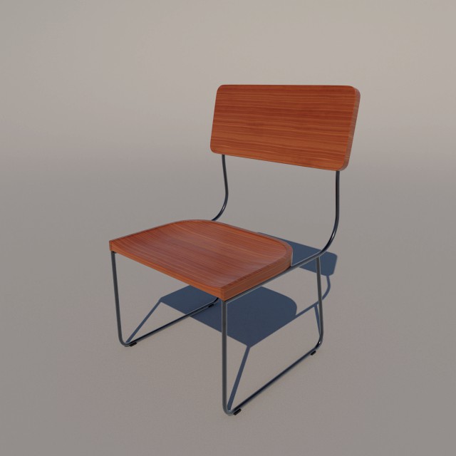 small industrial chair