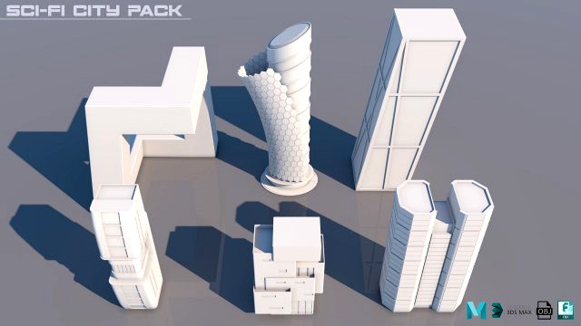 scifi city pack