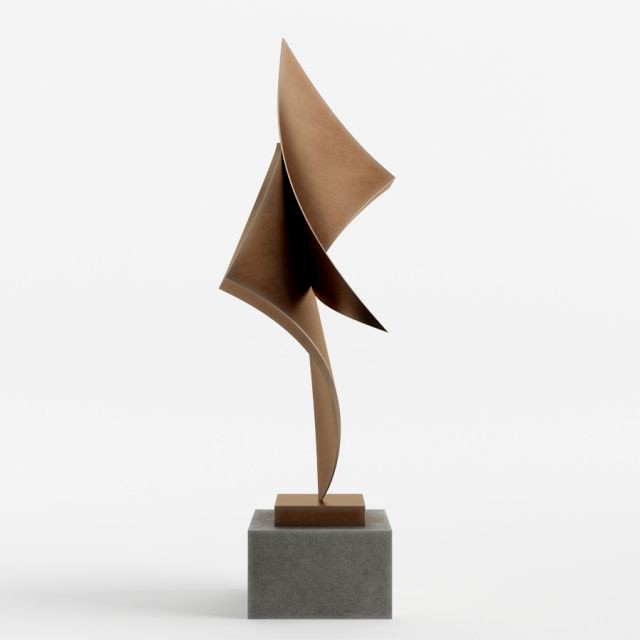 modern decorative abstract copper art sculpture 15