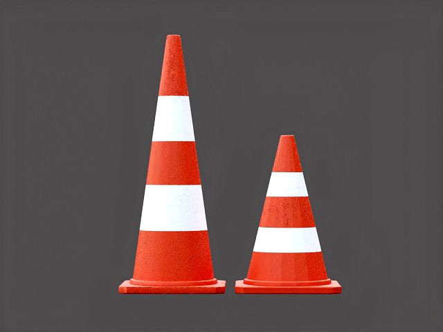 traffic cone - pbr