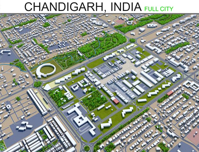 chandigarh city india 20km