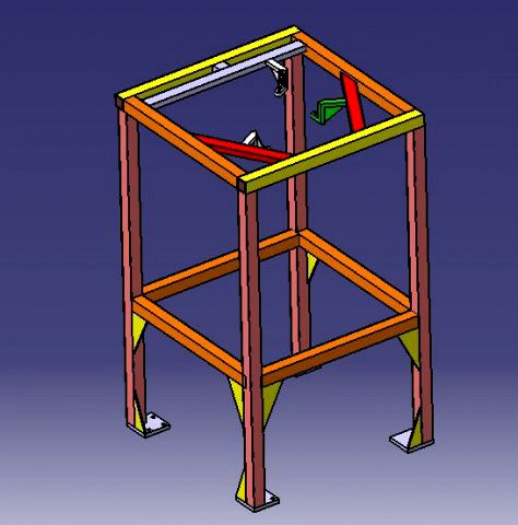 robot frame structure