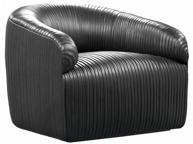 souffle club chair ruched by kelly wearstler