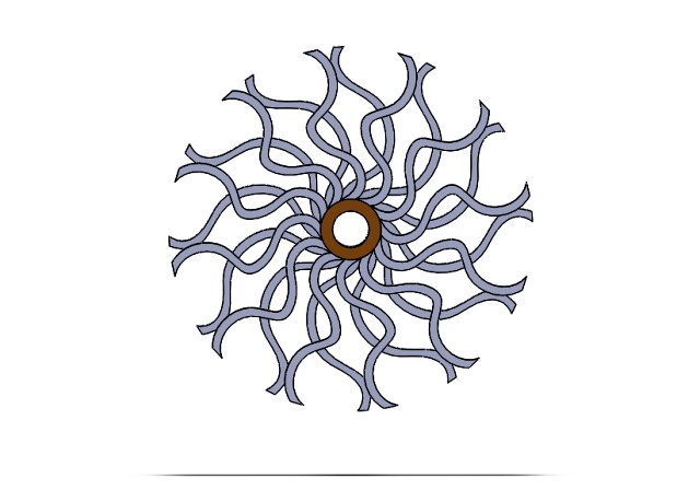 psychedelic mechanism for interior decoration