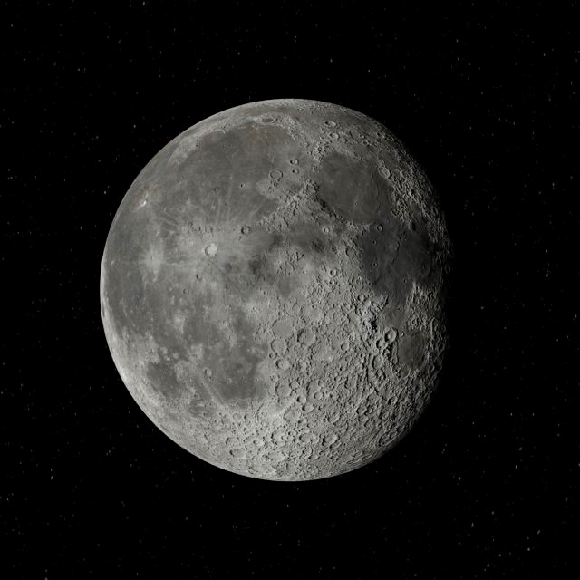 moon 4k textured