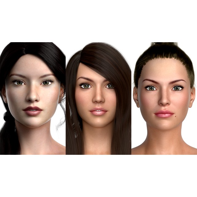 3d female model collection vol 01