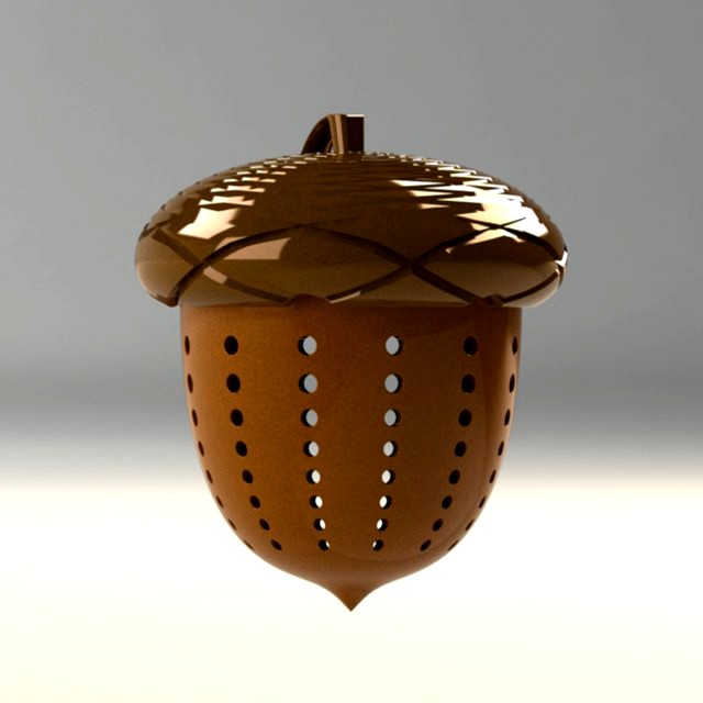 acorn- tea strainer