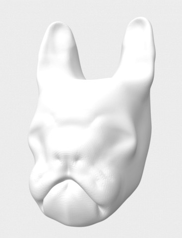 french bulldog sculpt