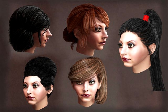 set woman hairstyle 10 types