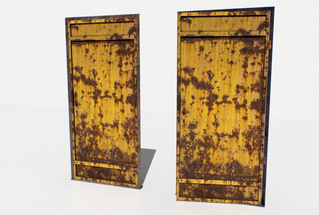 rusty metal door 2