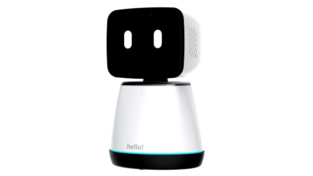 generic home assistant robot 01 black and white