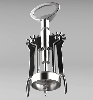 corkscrew bottle opener