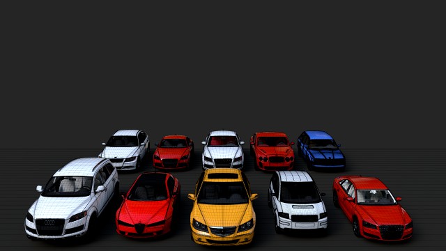 Deviantart Cars Model Pack full car pack by johnyty 3d model