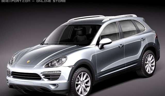 Porsche Cayenne 2011 3D Model