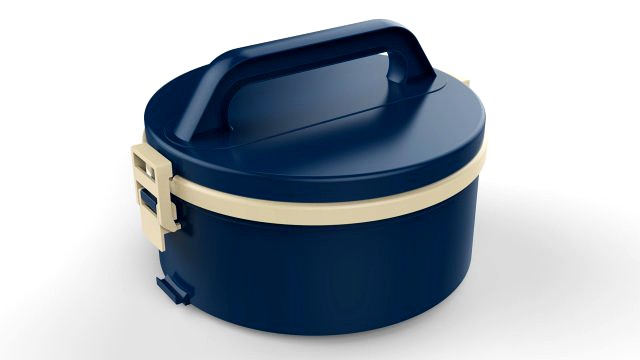 lunch box container 2 compartments