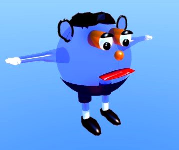 blue soap bubble