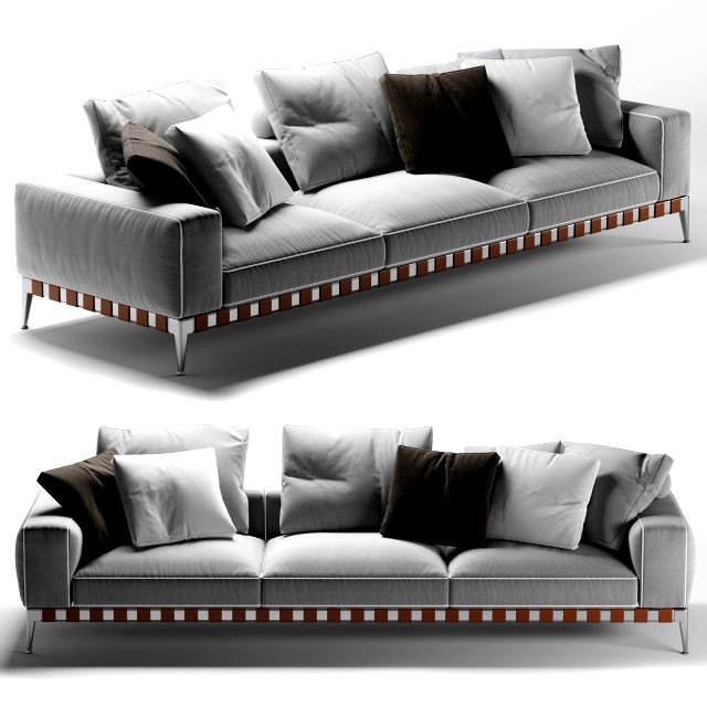 flexform gregory 3 seater sofa