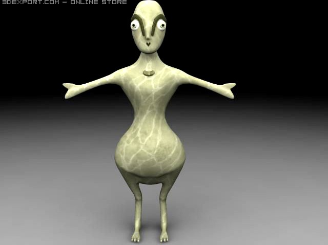 Alien 07 3D Model