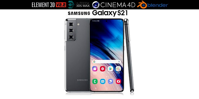 Samsung Galaxy S21 gray v1