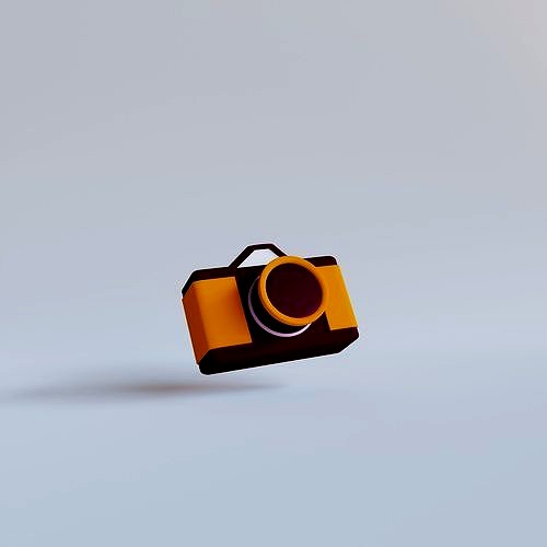 DSLR Camera in 3D Illustration